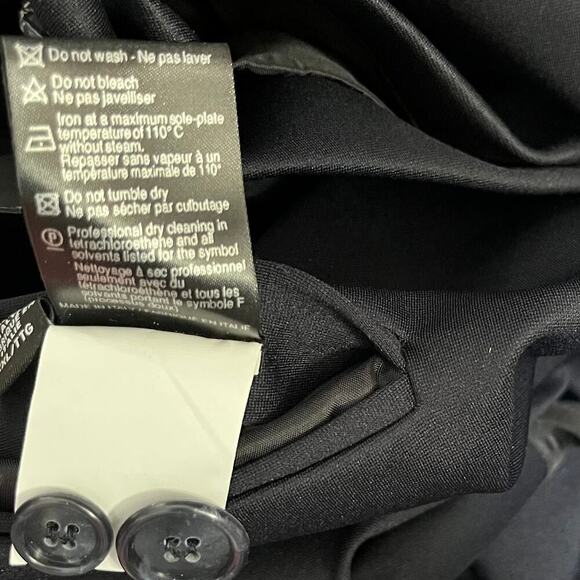 Saks Fifth Avenue Modern Single Breasted Blazer Size XXL Navy Sport Jacket - Picture 11 of 11